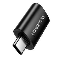 Adapter Borofone BV26C USB-A to USB-C USB3.0 Black