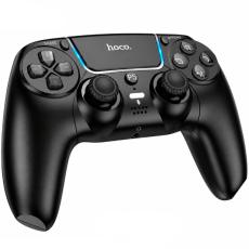 Gamepad Hoco GA32 Dragon RGB 600mAh BT v5.1 Dual Motor Vibration Dual Channel AUX Port and Mute Button Compatible with PS5 Black