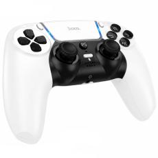 Gamepad Hoco GA32 Dragon RGB 600mAh BT v5.1 Dual Motor Vibration Dual Channel AUX Port and Mute Button Compatible with PS5 White