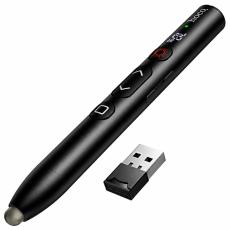 Hoco GM203 Touch Smart Active Pen 2.4GHz 180mAh for Full Screen Presentation Control and Laser Pointer Black