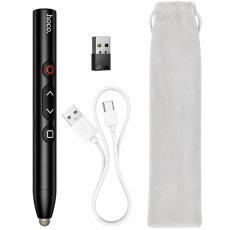 Hoco GM203 Touch Smart Active Pen 2.4GHz 180mAh for Full Screen Presentation Control and Laser Pointer Black