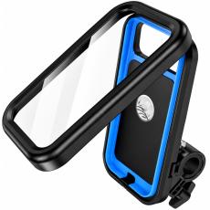 Hoco H95 Bendito Bike and Motorcycle Mount with IPX4 Waterproof Case for 4.5"-7" Steering Range 15-25mm Black