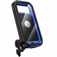 Hoco H95 Bendito Bike and Motorcycle Mount with IPX4 Waterproof Case for 4.5"-7" Steering Range 15-25mm Black