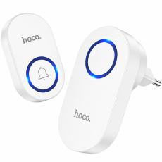 Wireless Doorbell Hoco HI25 20m Range and 60 Sound Options White