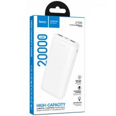 Power Bank Hoco J153A Stability 10W 20000mAh 2xUSB-A 1xUSB-C 1xMicroUSB and LED Battery Status White