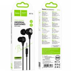 Hands Free Hoco Benevolent with Microphone 3.5mm Black 1.2m