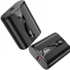 Power Bank Hoco Q3 Pro Mini 10000mAh 22.5W PD20W Super Fast Charge 1xUSB-C 1xUSB-A 1xMicroUSB and LED Digital Display Black