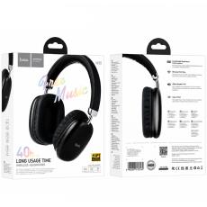 Wireless Stereo Headphones Hoco W35 Hi-Fi v5.3 400mAh with MicroSD AUX Black