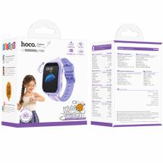 Kids Smartwatch Hoco Y108 4G 730mAh 1.69” LCD with Call Support GPS IPX7 Purple