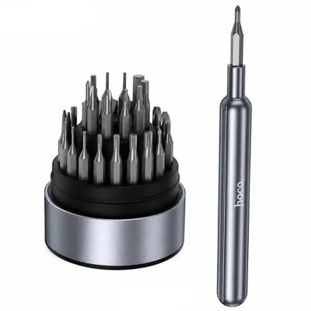 Screwdriver Hoco UT11 31-in-1 with Interchangeable Magnetic Bits Grey