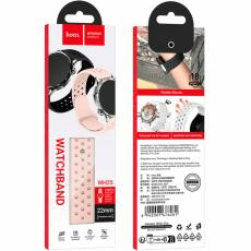 Watchband Hoco WH25 Flexible Series for Samsung Huawei Xiaomi Vivo OPPO 22mm Universal Pink Silicon Strap