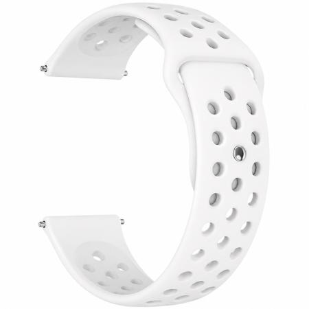Watchband Hoco WH25 Flexible Series for Samsung Huawei Xiaomi Vivo OPPO 22mm Universal White Silicon Strap