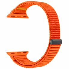 Watchband Hoco WA41 Parkour Series 44/45/46/49mm Nylon Strap For Apple Watch series 1/2/3/4/5/6/7/8/9/se/ultra1/ultra2 Orange