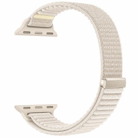 Watchband Hoco WA41 Parkour Series 38/40/41/42 mm Nylon Strap For Apple Watch series 1/2/3/4/5/6/7/8/9/SE/SE2 White