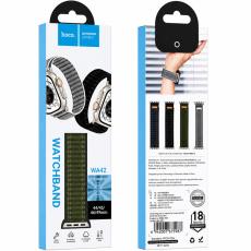Watchband Hoco WA42 Fabric Series 44/45/46/49mm Nylon Strap For Apple Watch series 1/2/3/4/5/6/7/8/9/se/ultra1/ultra2 Army Green