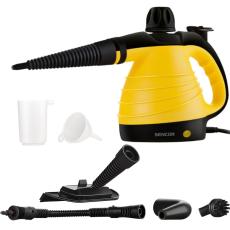 Sencor SSC 3001YL Handheld Steam Cleaner with Rapid Steam System and 5 Cleaning Accessories