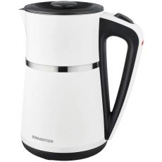 Kettle Smarton WK 620 1.7lt 2200W Double Walled with Overheating Protection and Automatic Shutdown Black-White