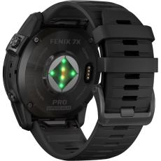Smartwatch Garmin Fenix 7X Pro Sapphire Solar Titanium 51mm GPS NFC 10 ATM Carbon Grey DLC Titanium with Black Band