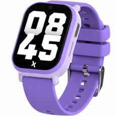 Smartwatch Maxcom FW49 Kiddo 4G 1.52” IPS 670mAh IP67 with 20mm Silicon Band GPS SOS Button Purple