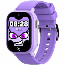 Smartwatch Maxcom FW49 Kiddo 4G 1.52” IPS 670mAh IP67 with 20mm Silicon Band GPS SOS Button Purple