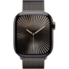 Apple Watch Series 10 4G 46mm GPS eSIM NFC IP6X Titanium Case with Milanese Loop Slate