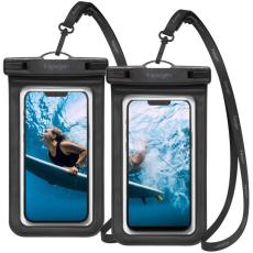 Waterproof Bag Spigen A601 IPX8 Universal for Devices up to 6.9" Black 2 pack