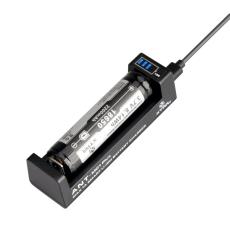 Industrial Type Battery Charger Xtar ANT MC1+ USB-C 1A with Power Display Black