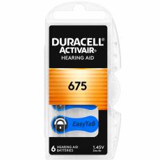 Hearing Aid Batteries Duracell 675 Activair 1,45V Pcs. 6