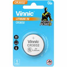 Buttoncell Lithium Vinnic CR3032 3V Pcs. 1