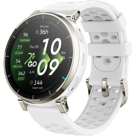 Smartwatch Amazfit Active 3 Premium 1.32" AMOLED GPS NFC 5 ATM Call Version Aero White