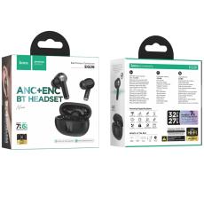Wireless Hands Free Hoco EQ26 Nice ANC+ENC v5.4 300mAh 7h Talk Time Master / Slave Switching and Siri Compatible Black