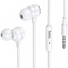Hands Free Hoco Benevolent with Microphone 3.5mm White 1.2m