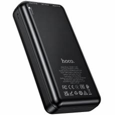 Power Bank Hoco J176A Honorifico 20000mAh 10W 1xUSB-C 2xUSB-A 1xMicroUSB and Solar Panel Black