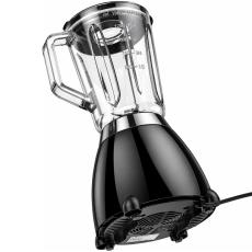 Blender Hoco. HE33 Retro 1.5lt 500W Stainless Steel Blades and Glass Bowl 2 Modes + Pulse Black