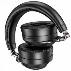 Wireless Stereo Headphones Hoco. ESD17 Profit v5.3 400mAh 12h Use Time FM AUX MicroSD Black