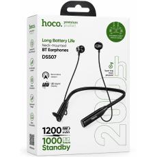 Bluetooth Hands Free Hoco. DSS07 Excellent Neckband v5.4 1200mAh MicroSD 200Hrs Playback Time Black
