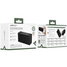 Wireless Speaker Acefast K9 Go v6.0 TWS 5W 1200mAh with Microphone TF Card Playback and RGB Lighting IPX4 Black