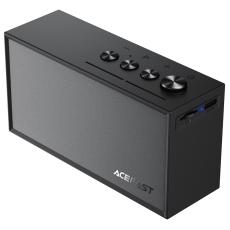 Wireless Speaker Acefast K9 Go v6.0 TWS 5W 1200mAh with Microphone TF Card Playback and RGB Lighting IPX4 Black