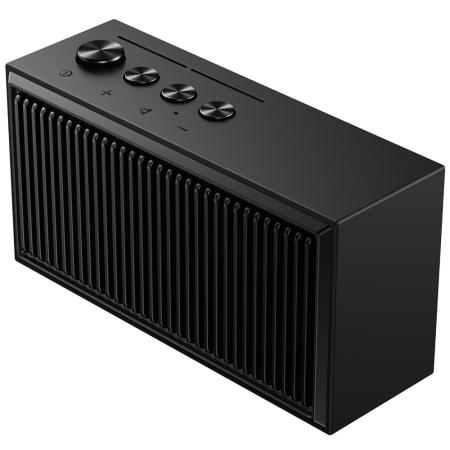 Wireless Speaker Acefast K9 Go v6.0 TWS 5W 1200mAh with Microphone TF Card Playback and RGB Lighting IPX4 Black