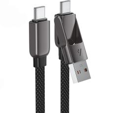 Cable Acefast C13-04 USB-C to USB-C / USB-A 3A 60W Braided Black 1.2m
