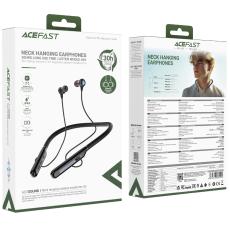 Bluetooth Hands Free Acefast N5 Neckband Magnetic v5.4 200mAh 30Hrs Playback Time IPX4 Black