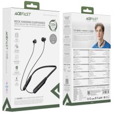 Bluetooth Hands Free Acefast N9 Neckband v6.0 200mAh 32Hrs Playback Time IPX4 Black