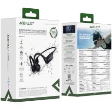 Bluetooth Hands Free Acefast N10 Neckband ENC v6.0 220mAh 12hrs Playback Time IP68 with 8GB Built-in Memory for Playback Black