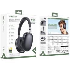 Wireless Headphone Stereo Acefast H13 ENC v6.0 400mAh 60hrs Playback Time TF Card AUX Black