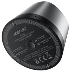 Wireless Speaker Acefast K8 Go TWS ENC v6.0 600mAh 5W with Wireless Charger 15W IPX4 Black