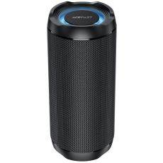 Wireless Speaker Acefast K12 Pro TWS ENC v6.0 2400mAh 30W TF Card AUX USB Playback Digital Display and RGB Lighting IPX4 Black