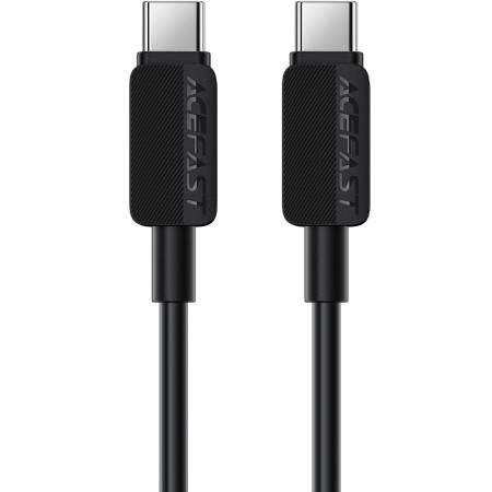 Cable Acefast C26-03 USB-C to USB-C PD60W 3A Black 1.2m