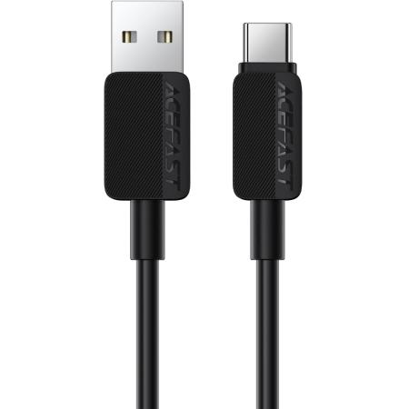 Cable Acefast C26-04 USB-A to USB-C 18W 3A Black 1.2m