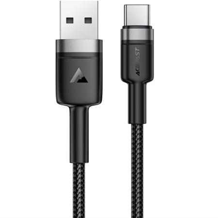 Cable Acefast C22-04 USB-A to USB-C 18W 3A Braided Black 1.2m