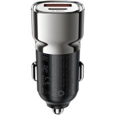 Car Charger Acefast B20 PD45W 1xUSB-A 1xUSB-C Black